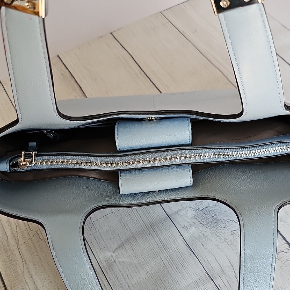 EUC Calvin Klein Lake North/South Organizational Tote Celestial Blue - Picture 9 of 15